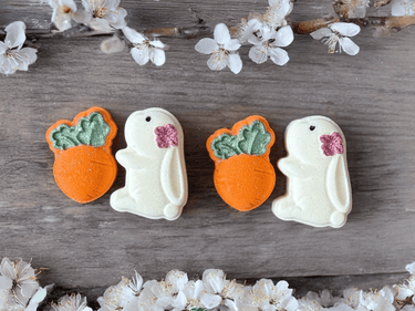 Bunny with a carrot Bath Bombs, Easter Gifts, Easter Gifts for Kids, Easter Basket Fillers, Kids Bath, Candy Bath Bombs Easter hunt, standing bunny - Bath & Body Products ByRawand